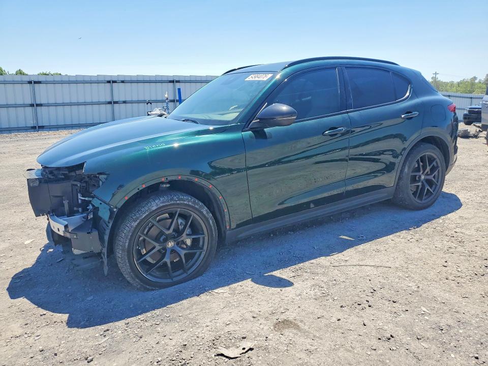 2021 Alfa romeo Stelvio VIN ZASPAJAN9M7D11264 COPART salvage auction — FRONT END, FL - CERT OF TITLE SLVG REBUILDABLE, sold $5,200 on 2026-07-22 (photo 1)