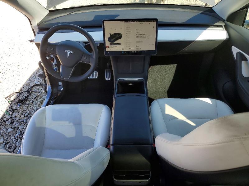 2021 Tesla Model y VIN 5YJYGAEE2MF158209 COPART salvage auction — SIDE, Ca - Salvage Certificate, sold $7,400 on 2026-07-16 (photo 8)