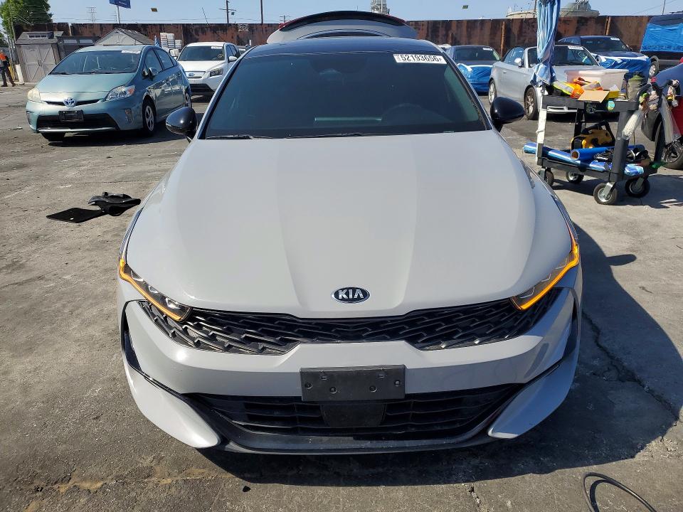 2021 Kia K5 VIN 5XXG64J20MG067156 COPART salvage auction — REAR END, Ca - Salvage Certificate, sold $7,000 on 2026-07-15 (photo 5)