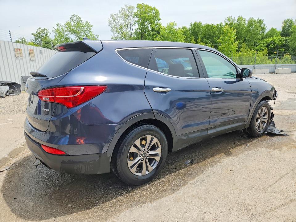 2015 Hyundai Santa fe VIN 5XYZT3LB9FG302905 COPART salvage auction — FRONT END, Ky - Bill Of Sale/Part Only/No Titl, sold $1,150 on 2026-07-02 (photo 3)
