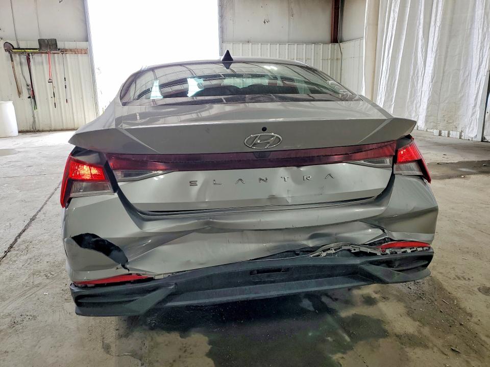 2021 Hyundai Elantra VIN 5NPLM4AG1MH045820 COPART salvage auction — REAR END, Ny - Mv-907A Salvage Certificate, sold $2,350 on 2026-07-13 (photo 6)