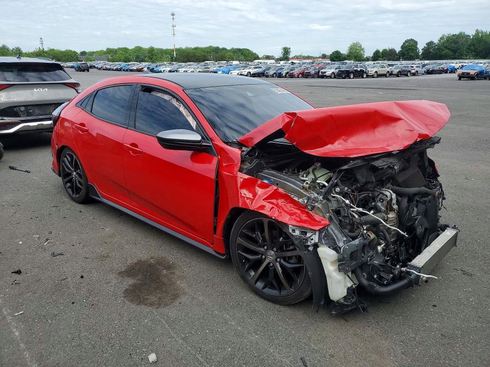 2020 Honda Civic VIN SHHFK7H46LU410360 COPART salvage auction — FRONT END, Nj - Cert Of Title-Salvage, sold $150 on 2026-07-30 (photo 4)