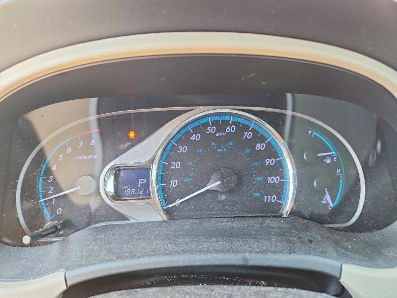 2014 Toyota VIN 5TDYK3DC6ES526494 COPART salvage auction — FRONT END, IL - SALVAGE CERTIFICATE, sold $1,550 on 2026-07-09 (photo 9)