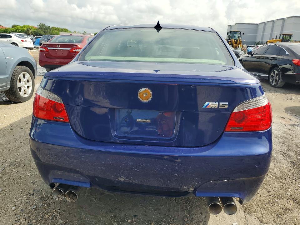 2006 BMW M5 VIN WBSNB93586B583726 COPART salvage auction — MINOR DENT/SCRATCHES, CA - DIS/DLR/EXP ONLY CLEAN TITLE (P), sold $4,400 on 2026-07-24 (photo 6)