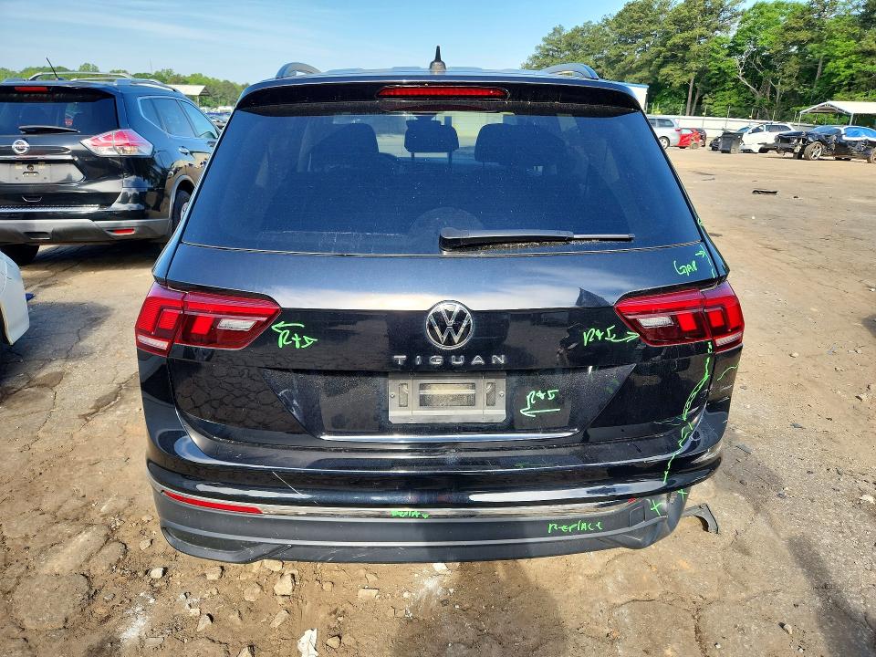 2024 Volkswagen Tiguan VIN 3VVRB7AX5RM137517 COPART salvage auction — REAR END, Ga - Cert Of Title-Salvage, sold $10,400 on 2026-07-28 (photo 6)