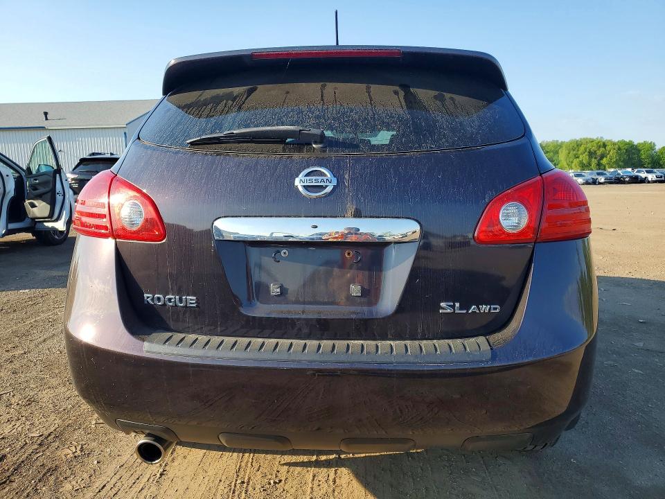 2013 Nissan Rogue VIN JN8AS5MV0DW655378 COPART salvage auction — HAIL, Oh - Cert Of Title-Salvage, sold $1,450 on 2026-07-09 (photo 6)