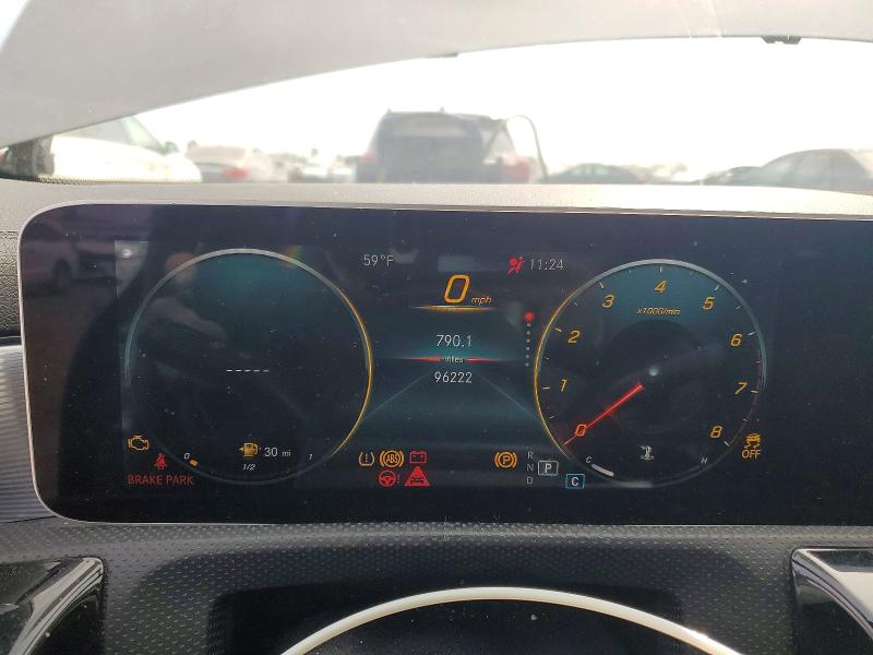 2020 Mercedes-benz Cla-klasse VIN WDD5J4HB8LN061688 COPART salvage auction — REAR END, Il - Salvage Certificate, sold $5,400 on 2026-07-09 (photo 9)