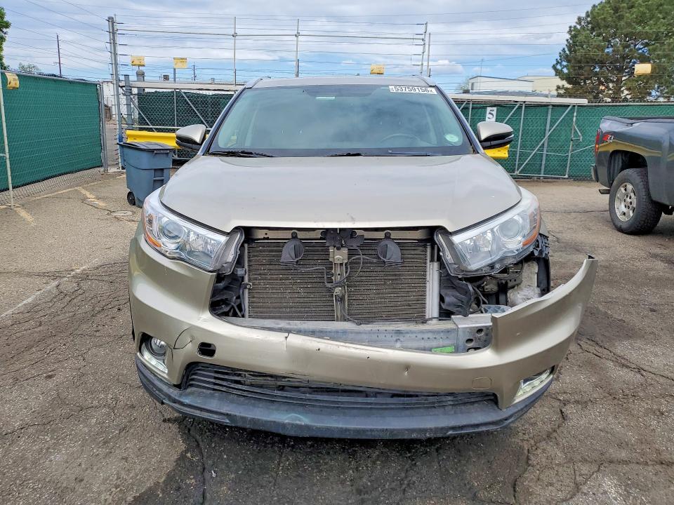 2015 Toyota VIN 5TDDKRFH9FS208137 COPART salvage auction — REAR END, Co - Salvage Title, sold $1,100 on 2026-07-28 (photo 5)