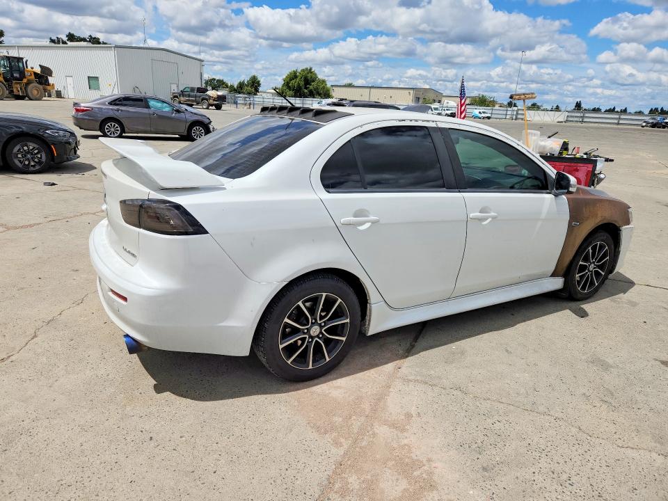 2017 Mitsubishi Lancer VIN JA32U2FU7HU002690 COPART salvage auction — REAR END, Ca - Salvage Certificate, sold $1,300 on 2026-07-06 (photo 3)