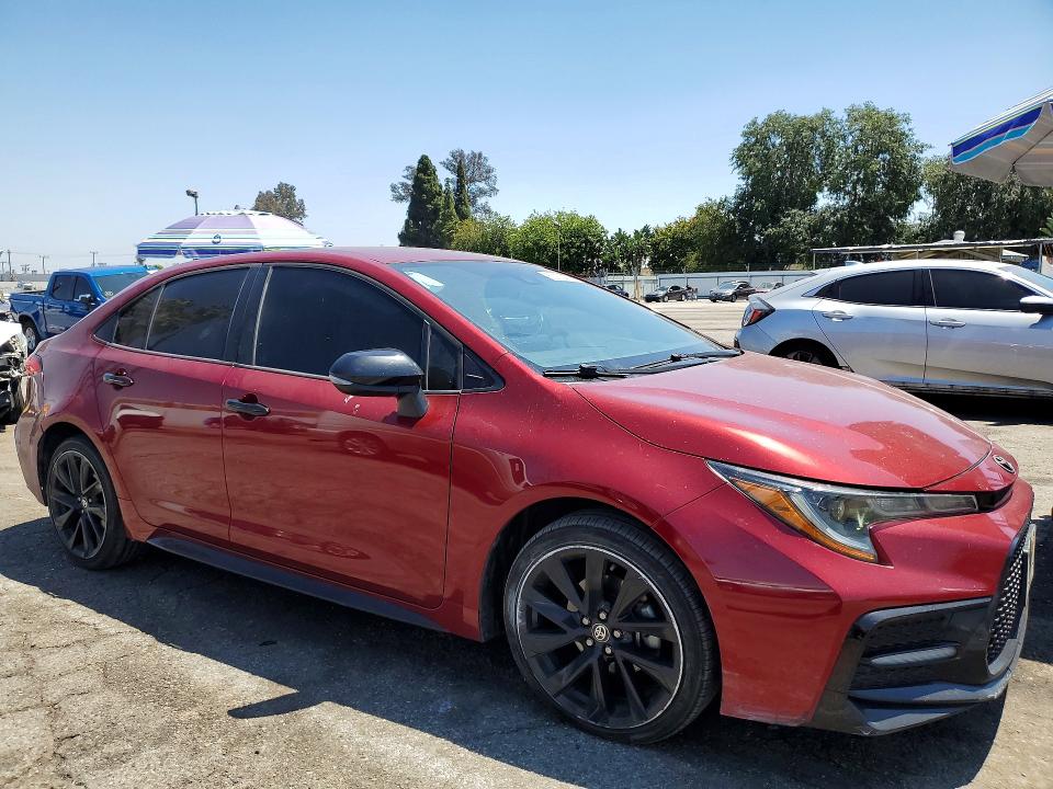 2022 Toyota VIN 5YFS4MCE3NP103731 COPART salvage auction — REAR END, Ca - Salvage Certificate, sold $5,900 on 2026-07-10 (photo 4)