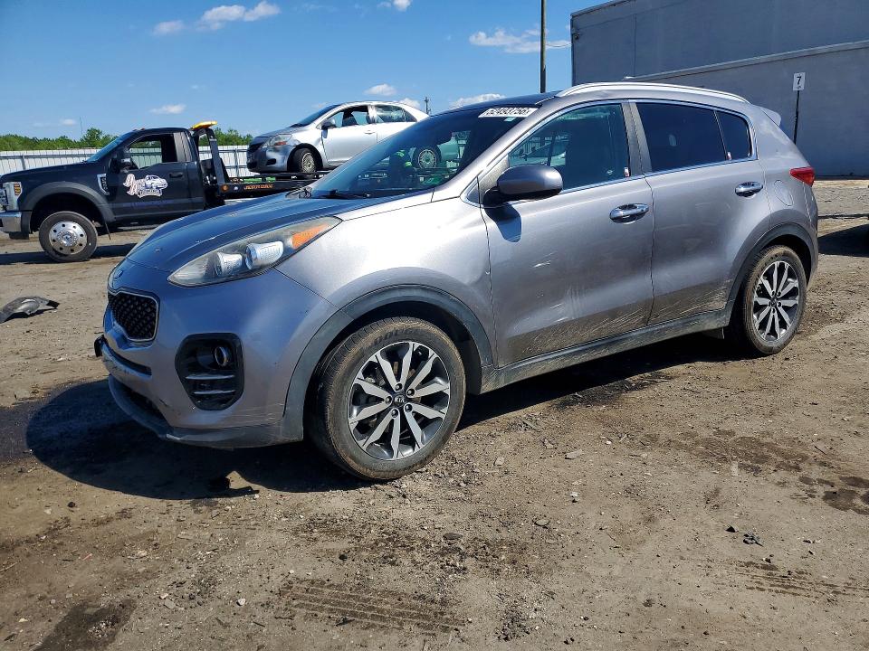 2017 Kia Sportage VIN KNDPN3AC6H7255104 COPART salvage auction — SIDE, VA - CERT OF TITLE - SALVAGE, sold $1,400 on 2026-07-08 (photo 1)