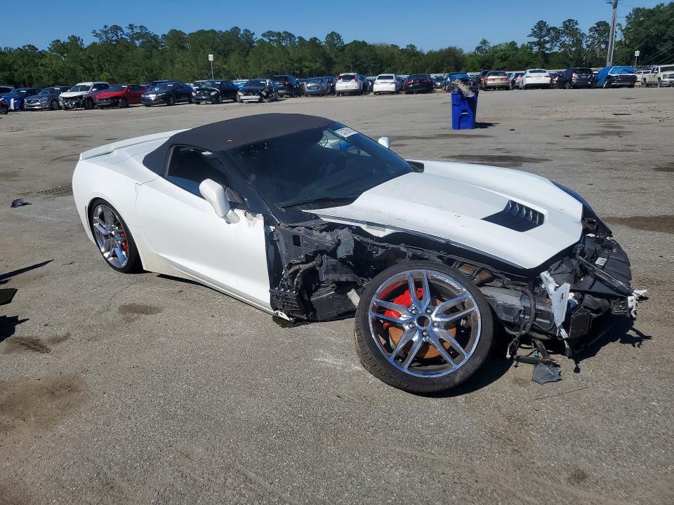 2016 Chevrolet Corvette stingray VIN 1G1YD3D75G5117871 COPART salvage auction — FRONT END, GA - CERT OF TITLE-SALVAGE, sold $8,400 on 2026-07-30 (photo 4)