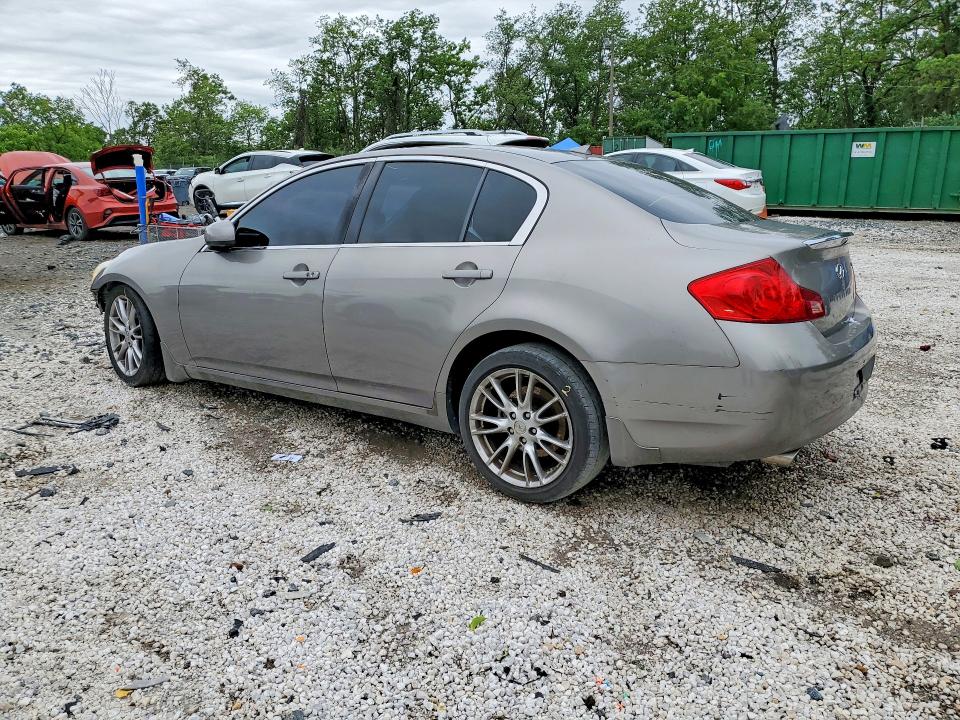 2008 Infiniti G35 VIN JNKBV61E28M202171 COPART salvage auction — FRONT END, Md - Cert Of Salvage > 75% Damage, sold $400 on 2026-07-07 (photo 2)