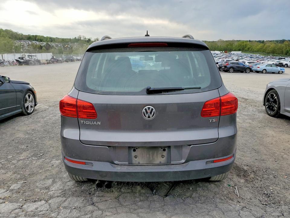 2016 Volkswagen Tiguan VIN WVGAV7AX2GW612956 COPART salvage auction — FRONT END, Pa - Certificate Of Salvage, sold $1,550 on 2026-07-10 (photo 6)