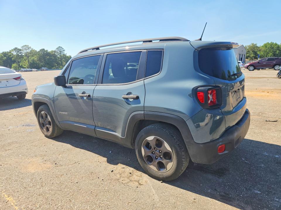 2017 Jeep Renegade VIN ZACCJAAB8HPE61517 COPART salvage auction — UNDERCARRIAGE, Al - Cert Of Title-Salvage Title, sold $1,850 on 2026-08-03 (photo 2)
