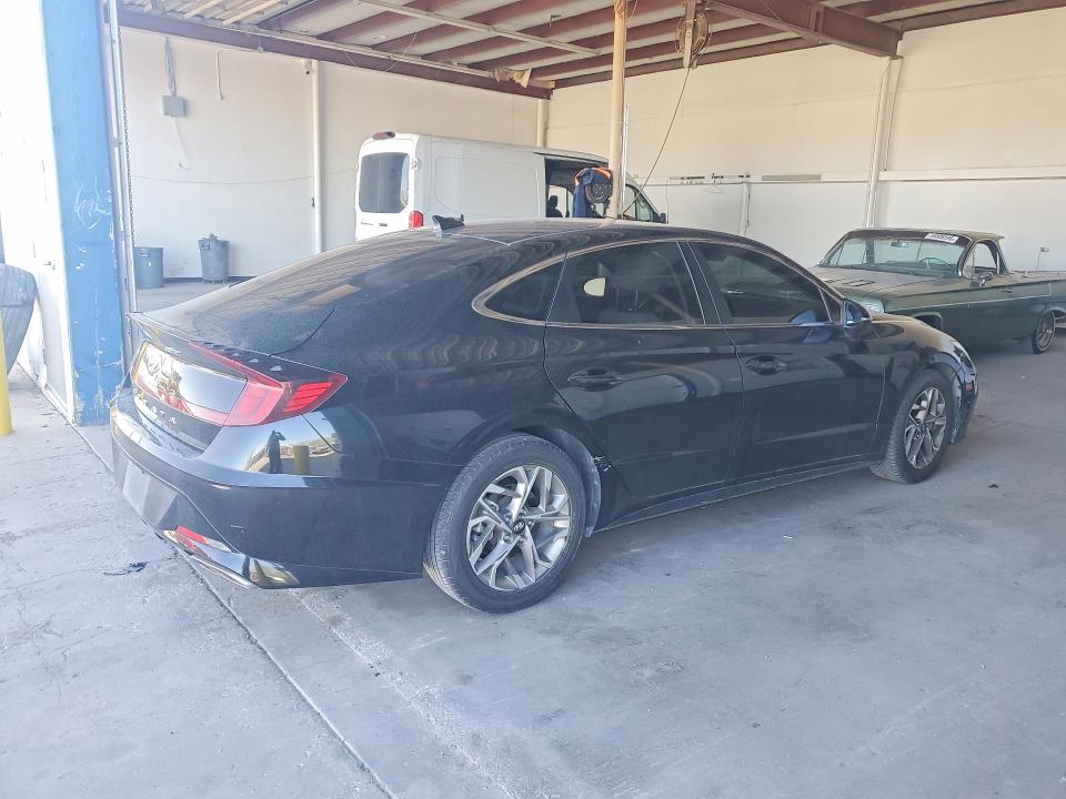 2021 Hyundai Sonata VIN KMHL64JA1MA155775 COPART salvage auction — REAR END, Tx - Salvage Vehicle Title, sold $3,700 on 2026-07-17 (photo 3)