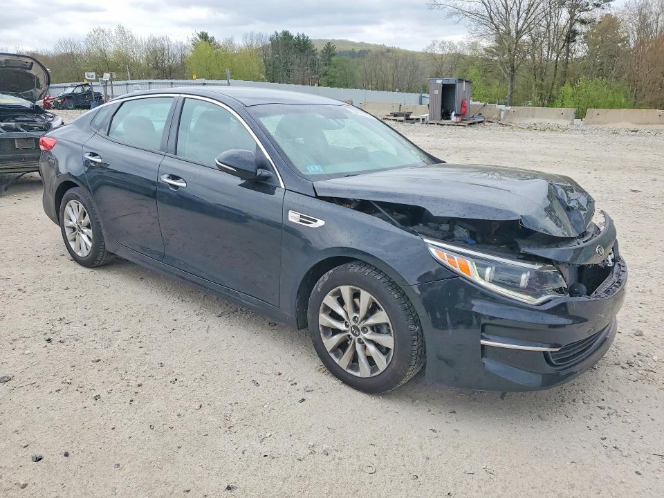 2017 Kia Optima VIN 5XXGU4L37HG153159 COPART salvage auction — FRONT END, Ma - Cert Of Title-Salvage, sold $975 on 2026-07-08 (photo 4)