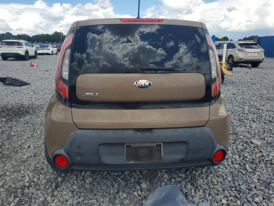 2014 Kia Soul VIN KNDJN2A23E7052321 COPART salvage auction — FRONT END, FL - CERT OF TITLE SLVG REBUILDABLE, sold $375 on 2026-07-02 (photo 6)