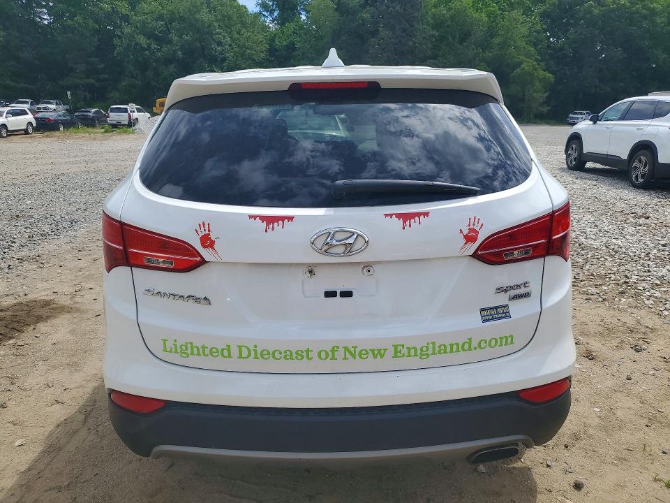 2014 Hyundai Santa fe VIN 5XYZTDLBXEG190376 COPART salvage auction — MINOR DENT/SCRATCHES, Nh - Certificate Of Title, sold $2,250 on 2026-07-15 (photo 6)