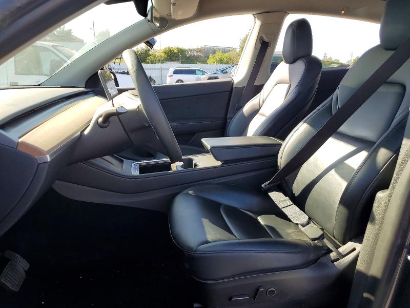 2022 Tesla Model y VIN 7SAYGDEE1NF362781 COPART salvage auction — REAR END, Ca - Salvage Certificate, sold $10,800 on 2026-07-31 (photo 7)