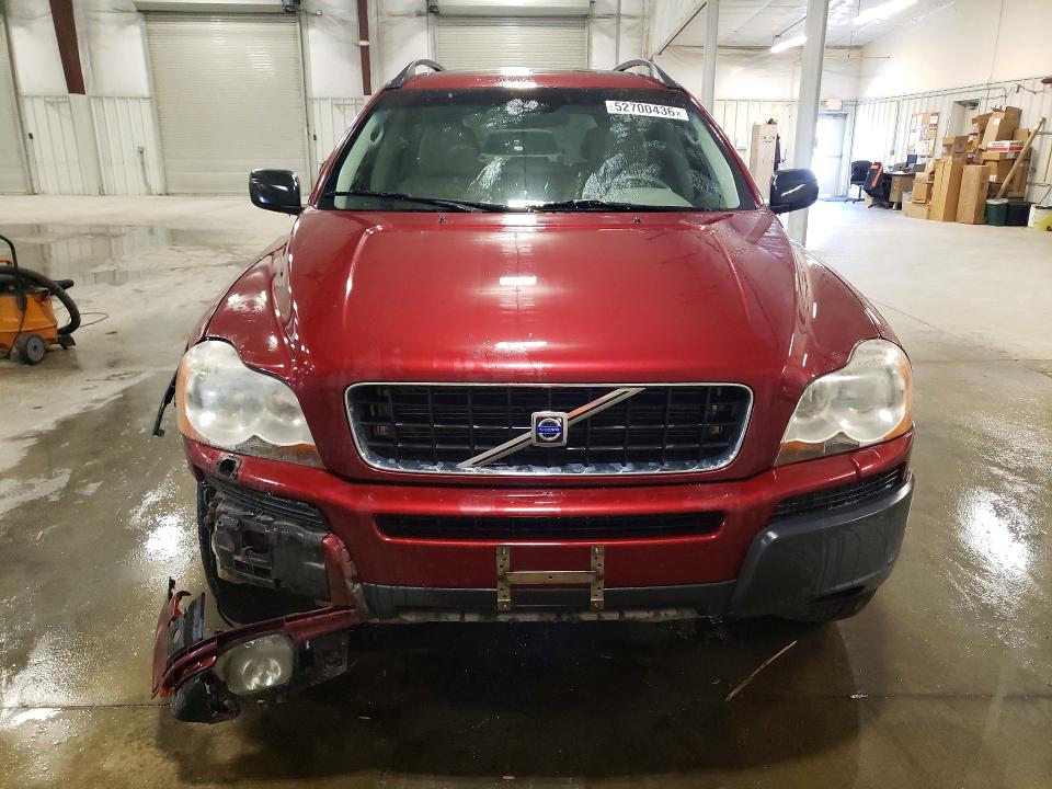 2004 Volvo Xc90 VIN YV1CZ91H841052773 COPART salvage auction — FRONT END, Mn - Cert Of Title-Prior Salvage, sold $500 on 2026-07-27 (photo 5)