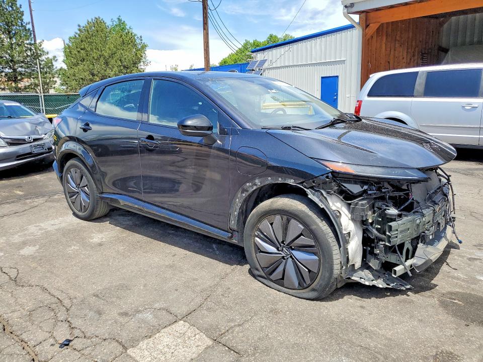 2024 Nissan Ariya VIN JN1DF0BB5RM737637 COPART salvage auction — FRONT END, Co - Public - Salvage Title, sold $10,500 on 2026-07-02 (photo 4)