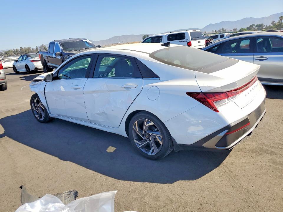 2025 Hyundai Elantra VIN KMHLN4DJ8SU141687 COPART salvage auction — FRONT END, Ca - Salvage Certificate, sold $3,850 on 2026-07-27 (photo 2)