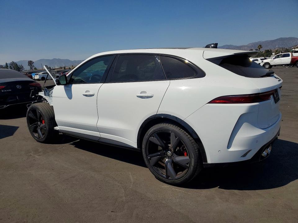 2025 Jaguar F-pace VIN SADCZ2FE8SA753844 COPART salvage auction — FRONT END, Ca - Salvage Certificate, sold $325 on 2026-07-27 (photo 2)