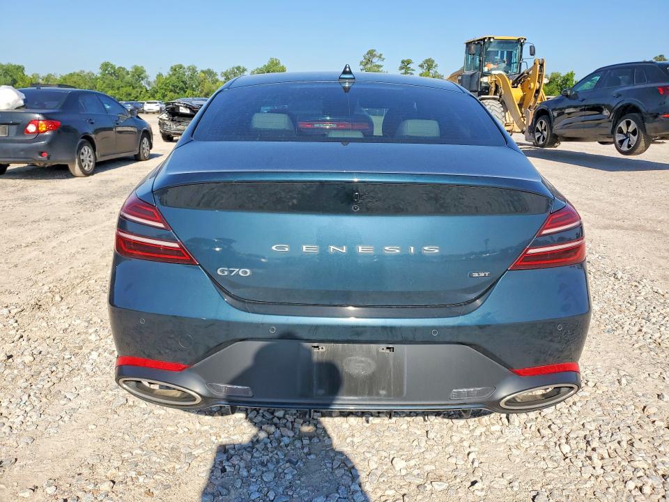 2024 Genesis G70 VIN KMTG54SEXRU136224 COPART salvage auction — FRONT END, Tx - Salvage Vehicle Title, sold $4,200 on 2026-07-21 (photo 6)