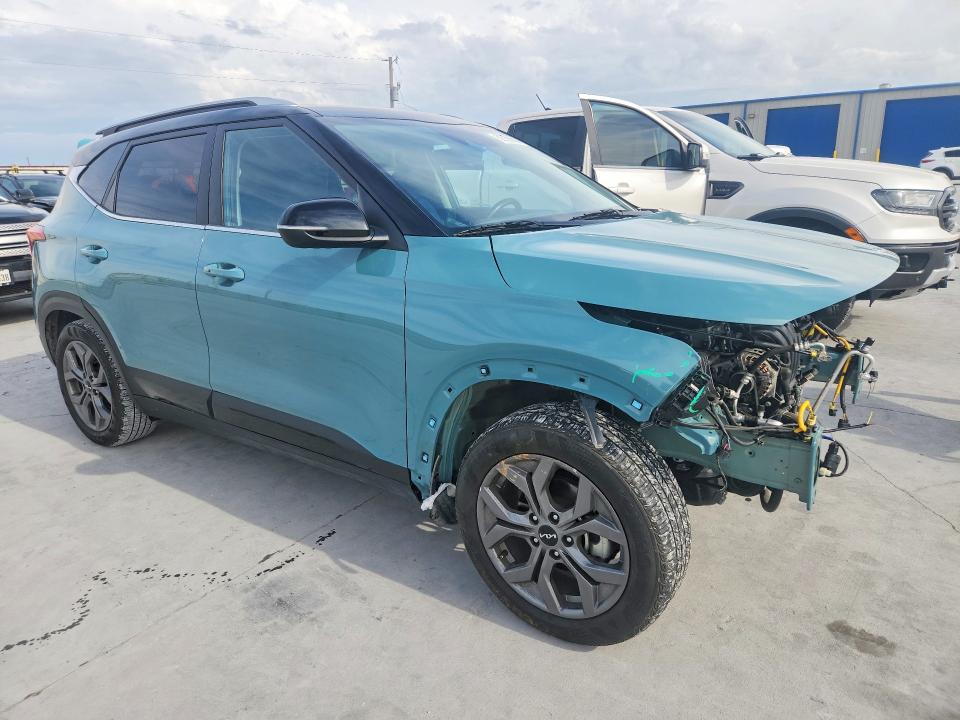 2024 Kia Seltos VIN KNDEU2AA3R7493738 COPART salvage auction — FRONT END, Tx - Salvage Vehicle Title, sold $8,700 on 2026-07-10 (photo 4)