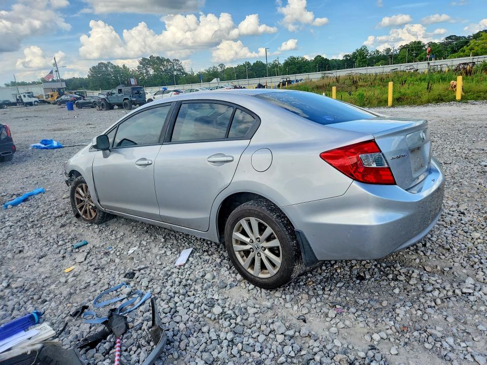 2012 Honda Civic VIN 19XFB2F99CE016540 COPART salvage auction — FRONT END, Al - Cert Of Title-Salvage Title, sold $275 on 2026-07-02 (photo 2)