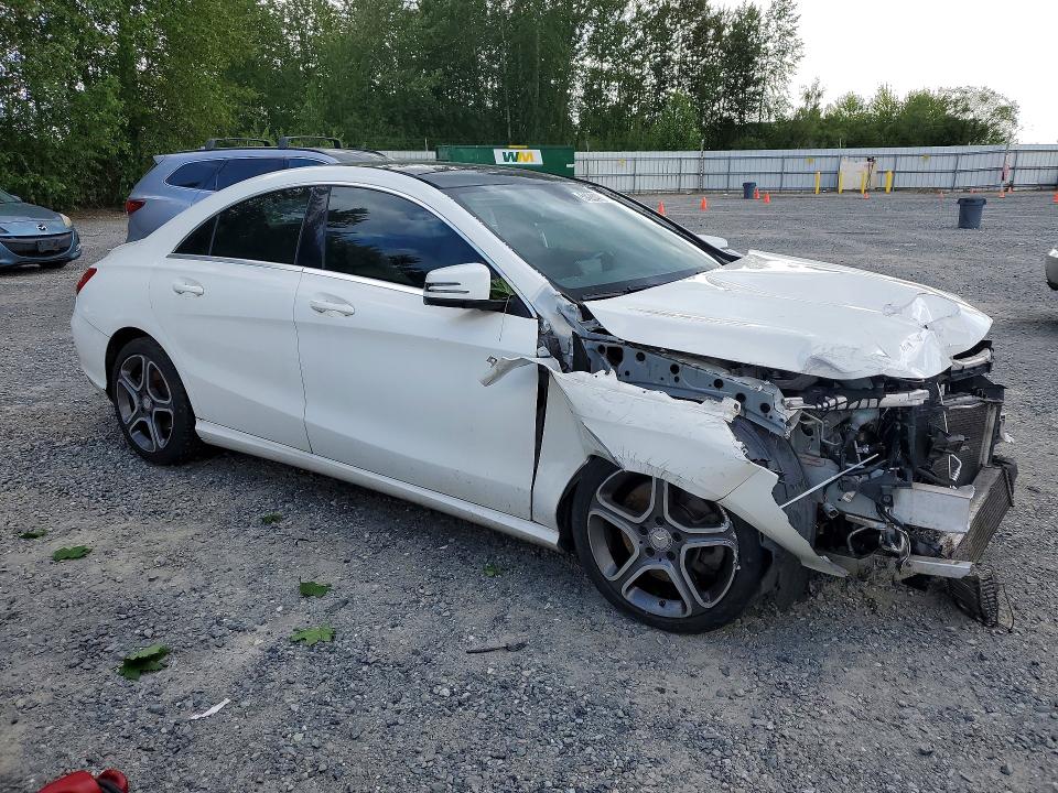 2014 Mercedes-benz Cla-klasse VIN WDDSJ4EB6EN043992 COPART salvage auction — FRONT END, WA - BILL OF SALE, sold $350 on 2026-07-27 (photo 4)