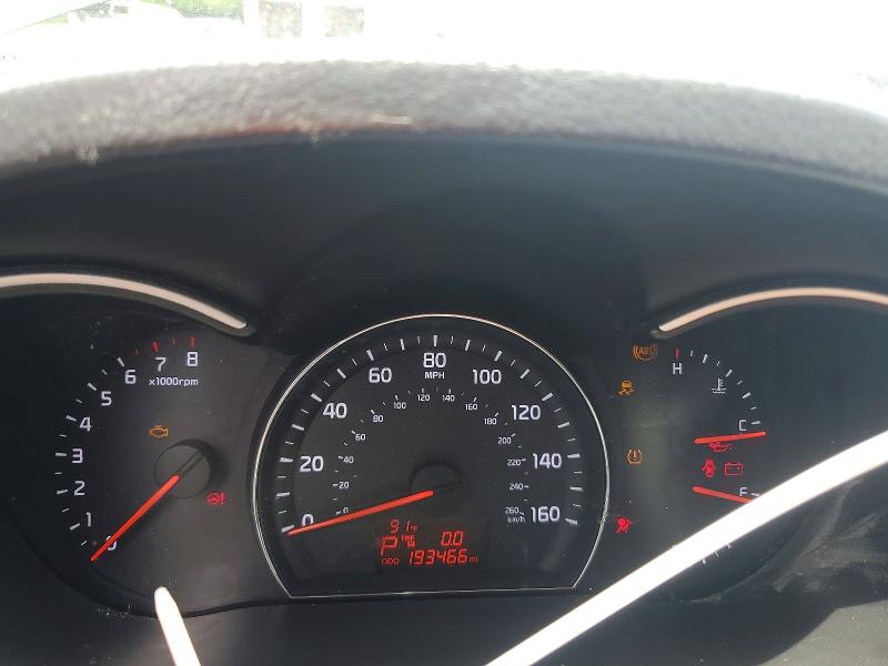 2014 Kia Sorento VIN 5XYKT4A63EG477436 COPART salvage auction — MECHANICAL, Fl - Certificate Of Title, sold $1,000 on 2026-07-20 (photo 9)