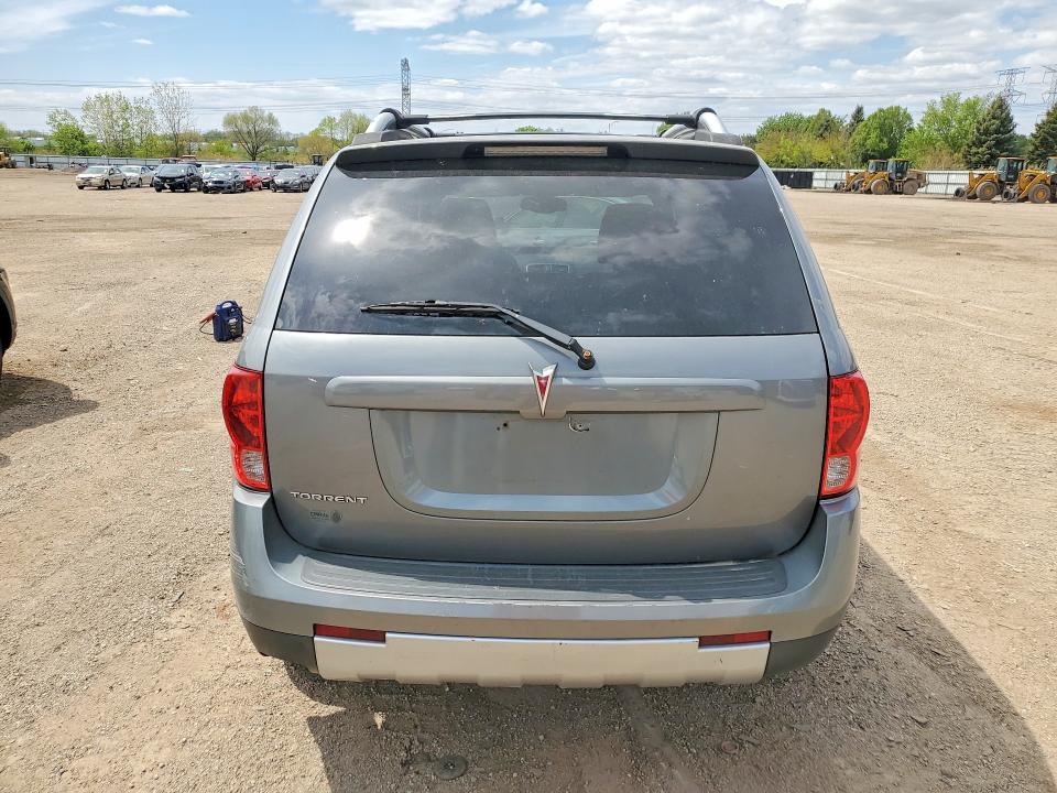 2006 Pontiac Torrent VIN 2CKDL63F566123474 COPART salvage auction — REAR END, Il - Salvage Certificate, sold $300 on 2026-07-21 (photo 6)
