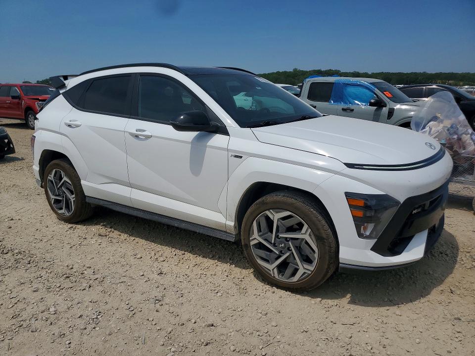 2024 Hyundai Kona VIN KM8HACA33RU155606 COPART salvage auction — REAR END, Ks - Cert Of Title-Salvage, sold $8,100 on 2026-07-14 (photo 4)