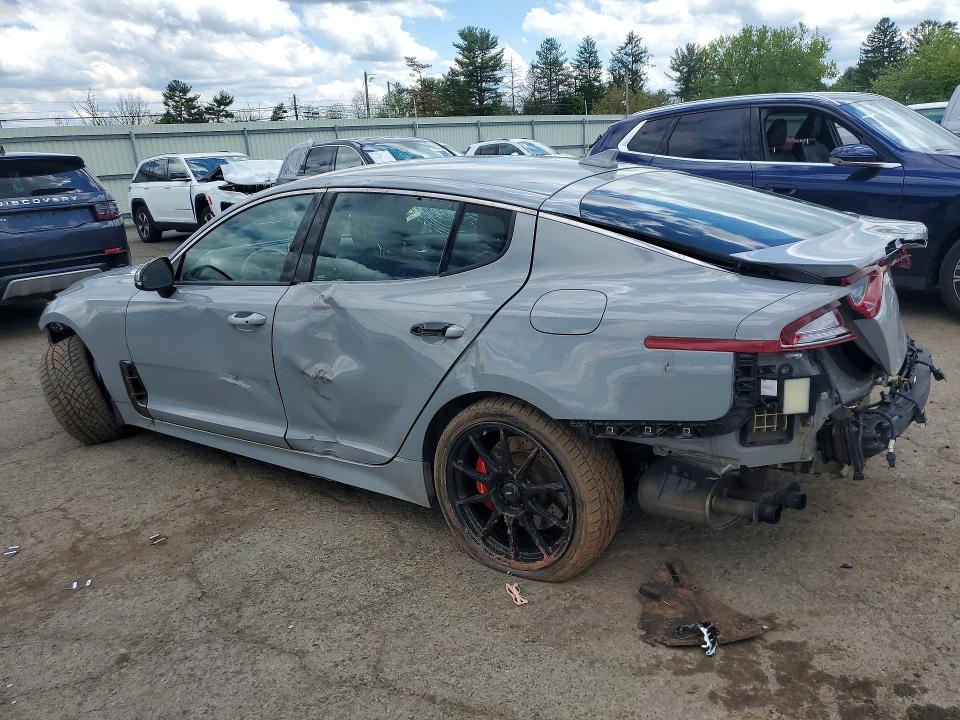 2021 Kia Stinger VIN KNAE35LC4M6093878 COPART salvage auction — ALL OVER, PA - CERTIFICATE OF SALVAGE, sold $2,350 on 2026-07-02 (photo 2)