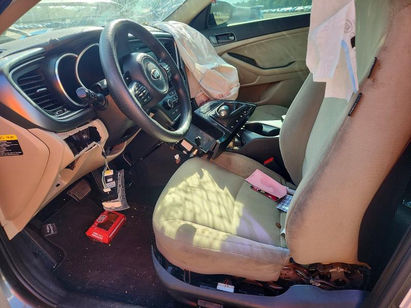 2014 Kia Optima VIN 5XXGM4A74EG307652 COPART salvage auction — FRONT END, La - Cert Of Title-Salvage, sold $125 on 2026-07-24 (photo 7)