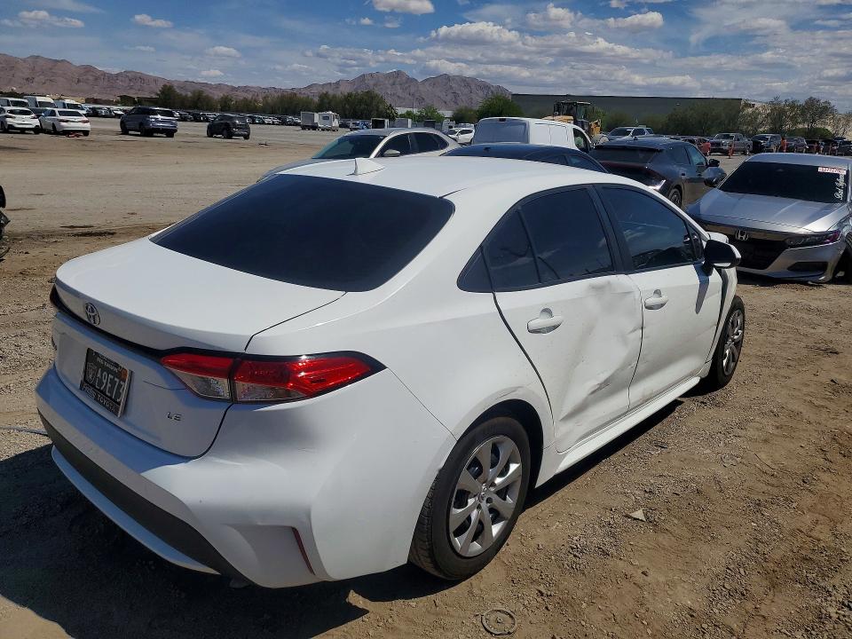 2021 Toyota Corolla VIN 5YFEPMAE0MP262065 COPART salvage auction — FRONT END, NV - SALVAGE TITLE, sold $2,250 on 2026-07-16 (photo 3)