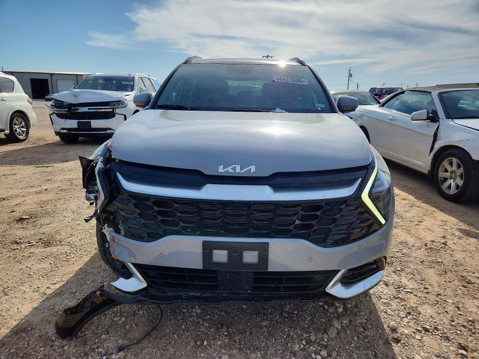 2024 Kia Sportage VIN 5XYK5CDF3RG219455 COPART salvage auction — FRONT END, TX - SALVAGE VEHICLE TITLE, sold $13,100 on 2026-07-30 (photo 5)