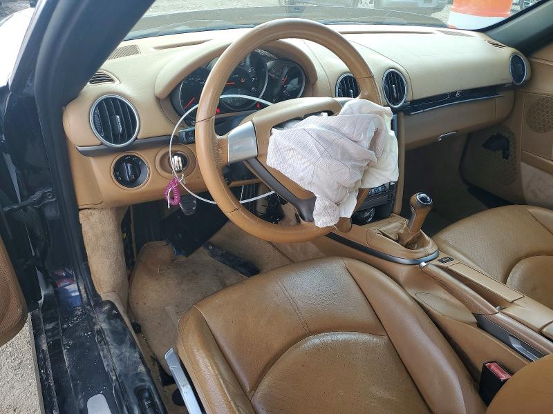 2006 Porsche Boxster VIN WP0CA29836U710333 COPART salvage auction — FRONT END, Tx - Salvage Vehicle Title, sold $3,000 on 2026-07-02 (photo 8)