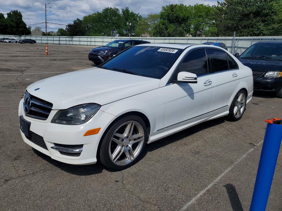 2014 Mercedes-benz C-klasse VIN WDDGF4HB9ER317603 COPART salvage auction — MECHANICAL, Oh - Certificate Of Title, sold $1,450 on 2026-07-29 (photo 1)