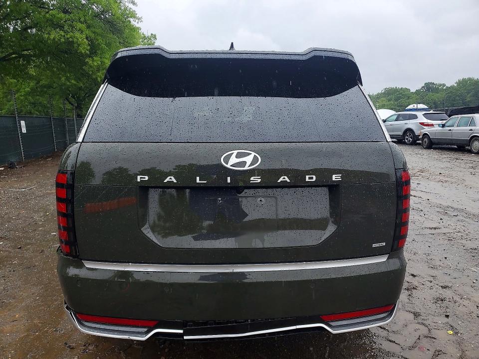 2026 Hyundai Palisade VIN KM8RMES21TU050891 COPART salvage auction — FRONT END, Salvage Title, sold $21,200 on 2026-07-30 (photo 6)