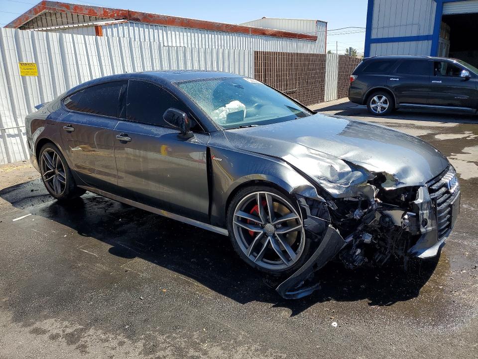 2018 Audi A7 VIN WAUW3AFC5JN001669 COPART salvage auction — FRONT END, Nv - Certificate Of Title, sold $1,900 on 2026-07-16 (photo 4)