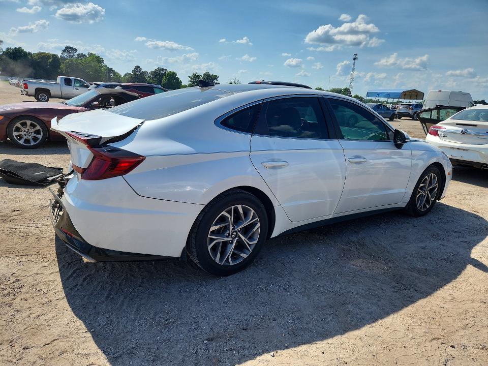 2022 Hyundai Sonata VIN KMHL14JAXNA225502 COPART salvage auction — REAR END, Al - Cert Of Title-Salvage Title, sold $4,650 on 2026-07-30 (photo 3)