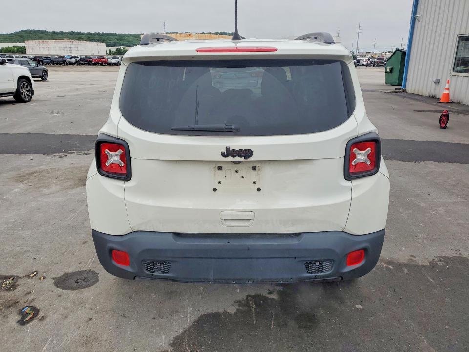 2020 Jeep Renegade VIN ZACNJABB4LPM04504 COPART salvage auction — HAIL, Ok - Cert Of Title-Salvage, sold $1,650 on 2026-08-14 (photo 6)