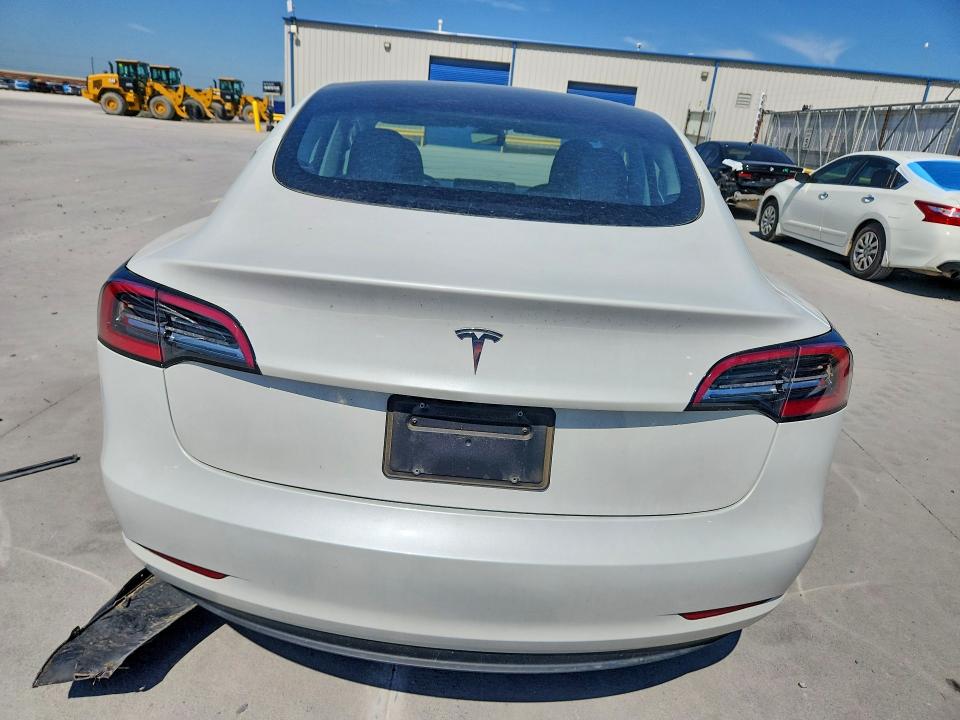 2023 Tesla Model 3 VIN 5YJ3E1EA1PF573202 COPART salvage auction — FRONT END, Tx - Salvage Vehicle Title, sold $9,700 on 2026-07-31 (photo 6)