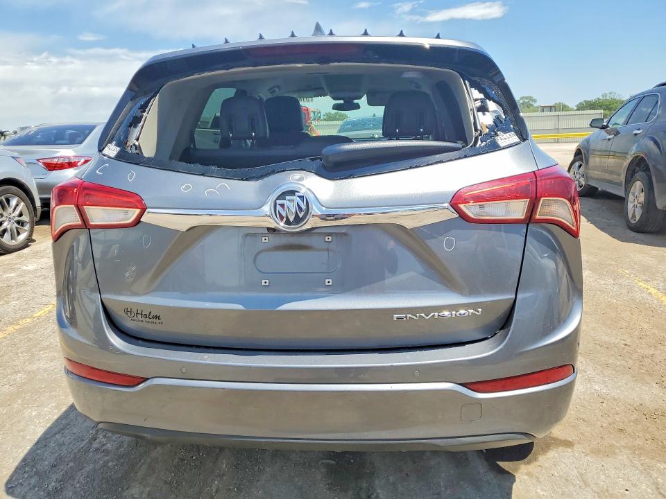 2020 Buick Envision VIN LRBFXCSA3LD017481 COPART salvage auction — HAIL, Ks - Cert Of Title-Salvage, sold $4,450 on 2026-07-20 (photo 6)