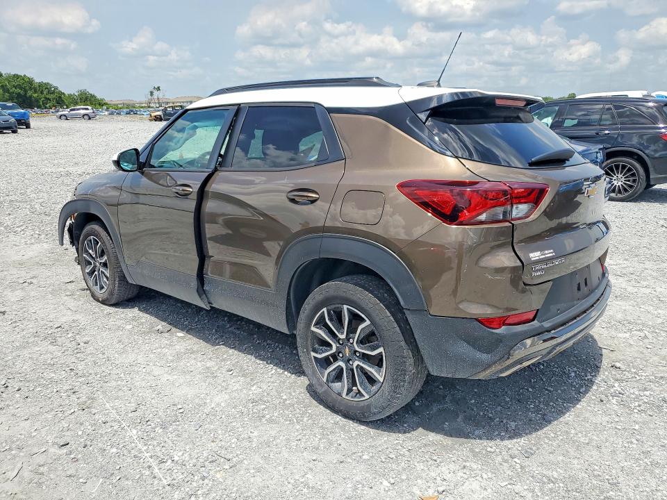 2021 Chevrolet Trailblazer VIN KL79MSSL8MB124748 COPART salvage auction — ROLLOVER, Pa - Certificate Of Salvage, sold $2,000 on 2026-07-07 (photo 2)