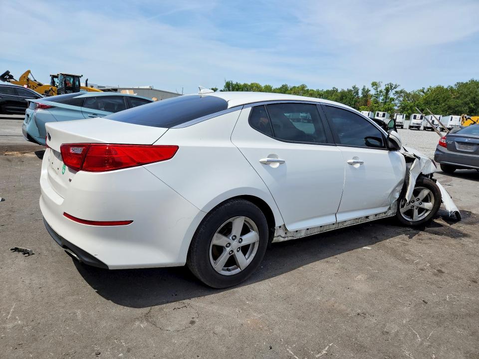 2015 Kia Optima VIN KNAGM4A72F5633890 COPART salvage auction — FRONT END, FL - CERT OF TITLE SLVG REBUILDABLE, sold $650 on 2026-07-27 (photo 3)