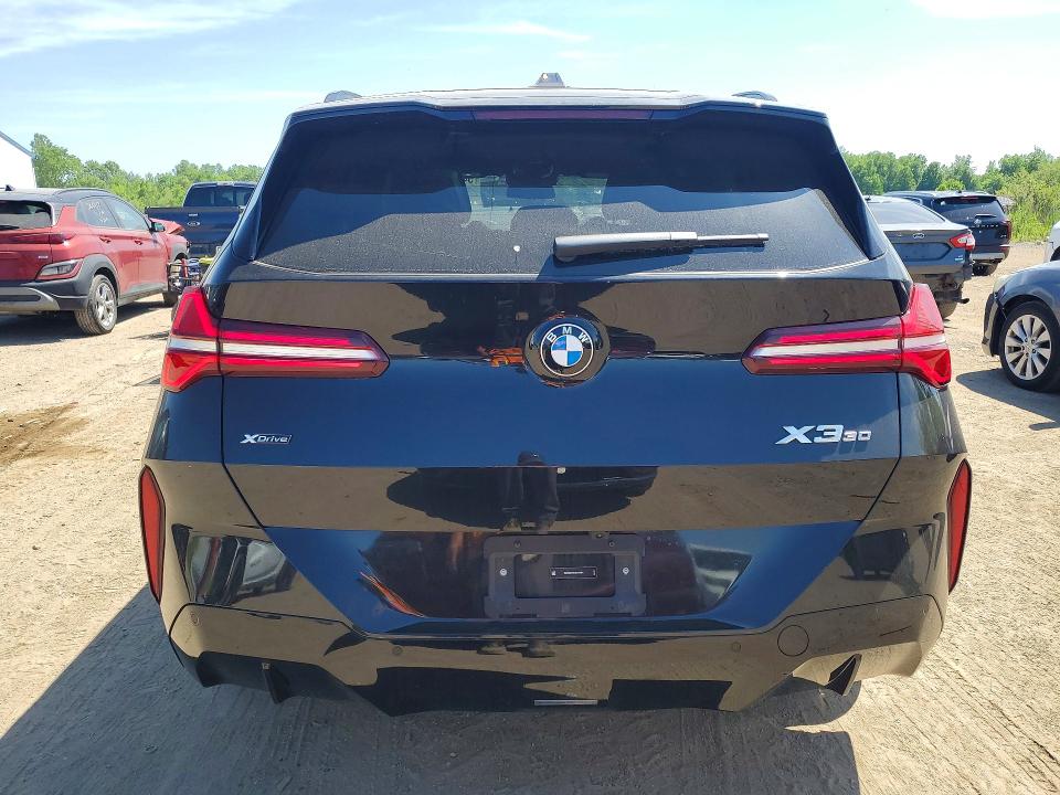 2025 BMW X3 VIN 5UX53GP01S9127994 COPART salvage auction — HAIL, OH - CERT OF TITLE-SALVAGE, sold $32,000 on 2026-07-02 (photo 6)